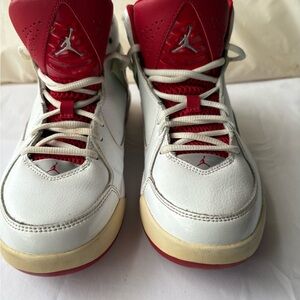 Nike‎ Air Jordan White and Red High-Tops